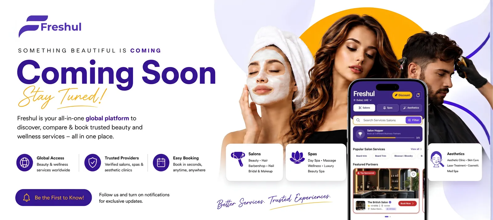 Launch banner: coming soon