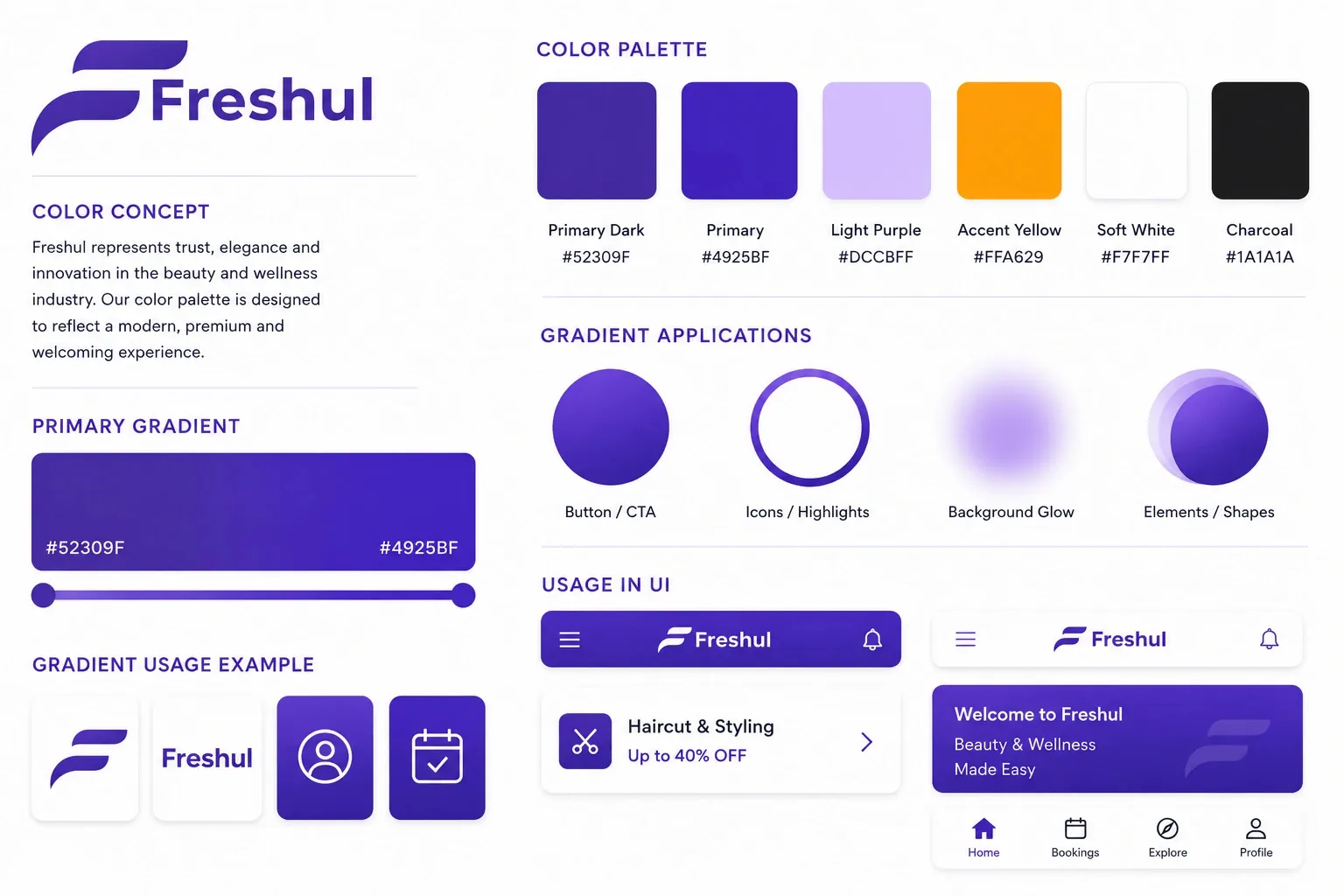 Brand colours and usage
