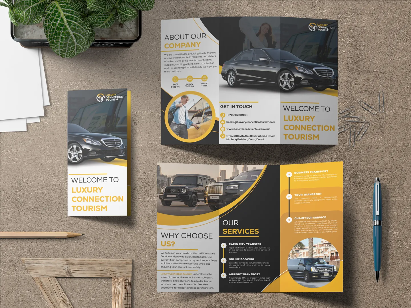 Tri-fold brochure